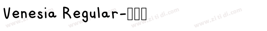 Venesia Regular字体转换